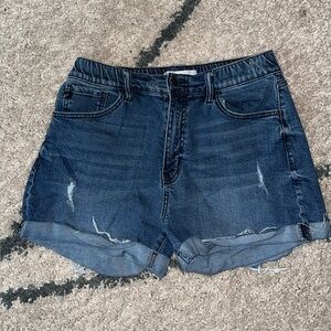 KanCan Women's Dark Blue Jean Shorts sz 30